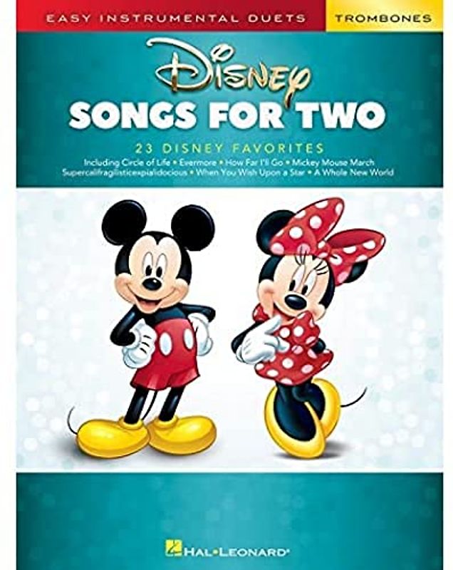 Disney Songs for Two Trombones: Easy Instrumental Duets