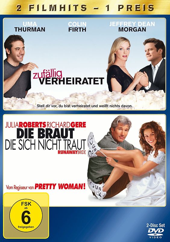 Die Braut, die sich nicht traut / Zufällig verheiratet [2 DVDs] DVD