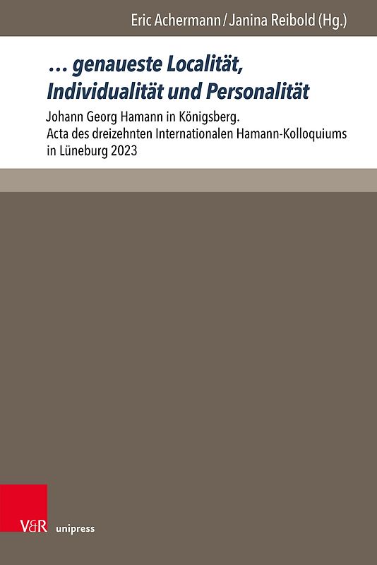 … genaueste Localität, Individualität und Personalität