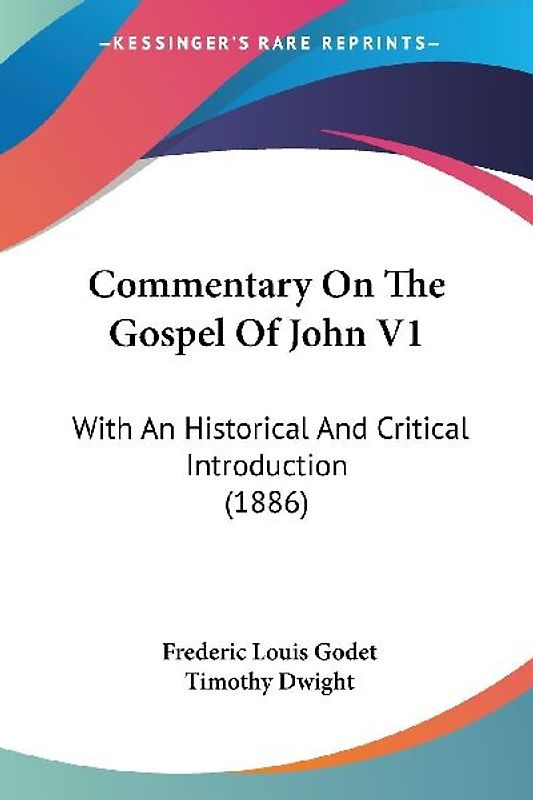 Commentary On The Gospel Of John V1