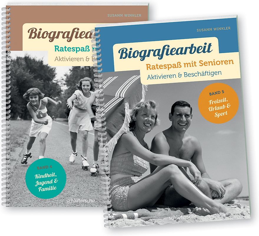 Biografiearbeit - Ratespaß mit Senioren, 2 Bde. im Set