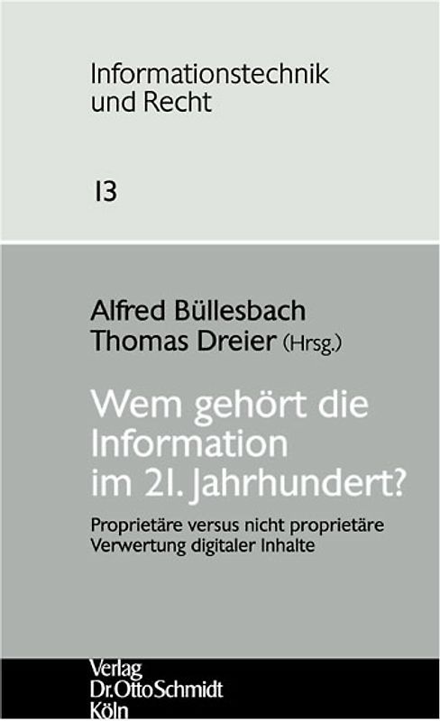 Wem gehört die Information im 21. Jahrhundert?