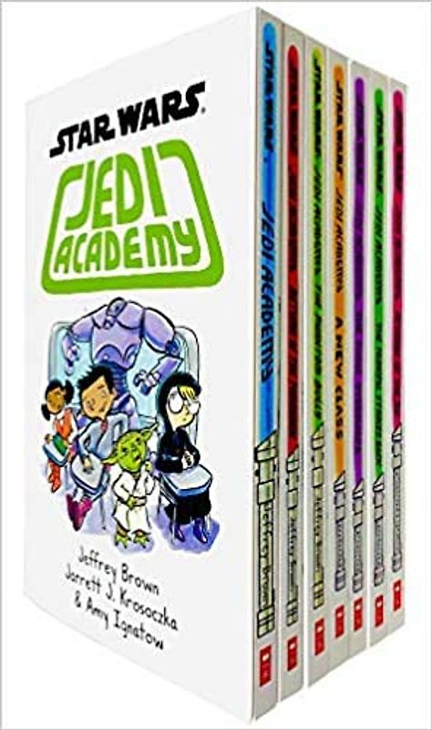 Star Wars Jedi Academy Series 7 Books Collection Set (Books 1 - 7) by Jeffrey Brown (Jedi Academy, Phantom Bully, New Class, Force Oversleeps, Revenge of the Sis & MORE!)