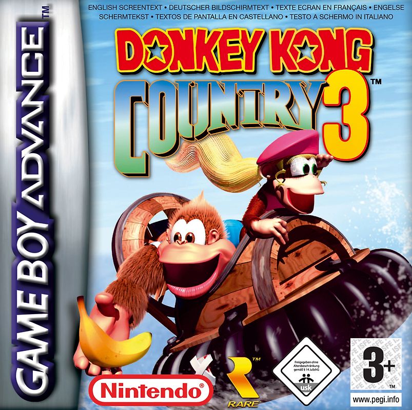 Donkey Kong Country 3 Nintendo Game Boy Advance