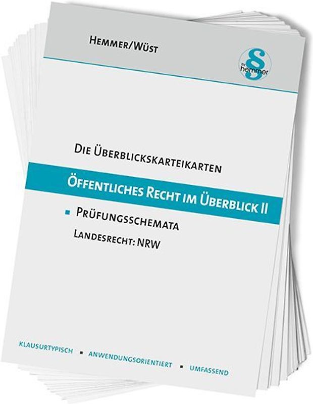 Überblickskarteikarten Öffentliches Recht im Überblick II - NRW