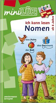 miniLÜK-Übungshefte / miniLÜK. Vorschule / Vorschule/1. Klasse - Deutsch: Ich kann lesen Nomen