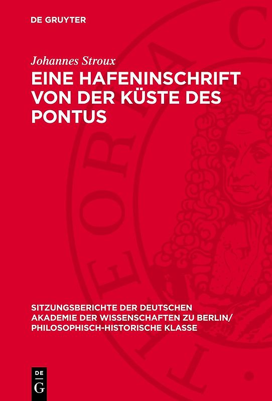 Eine Hafeninschrift von der Küste des Pontus
