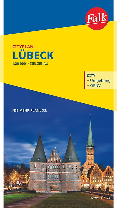 Falk Cityplan Lübeck 1:17.500