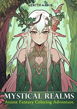 Mystical Realms: Anime Fantasy Coloring Adventure