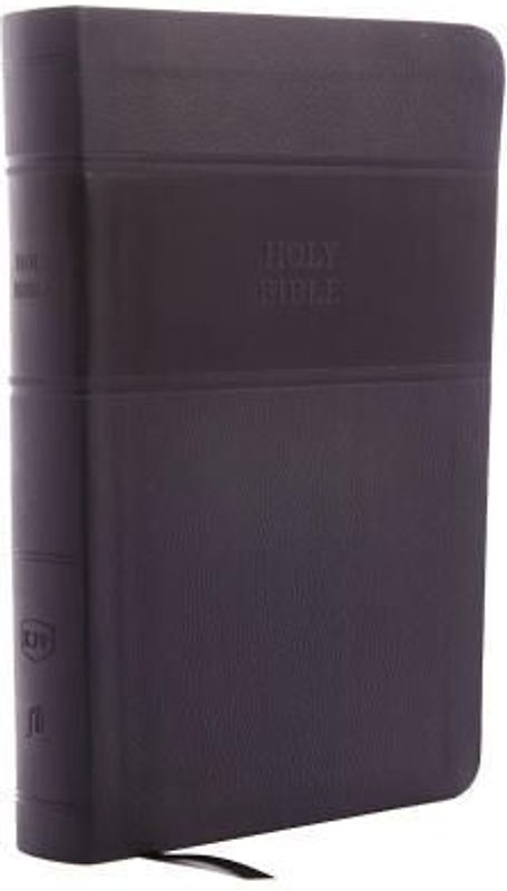 KJV, Reference Bible, Personal Size Giant Print, Imitation Leather, Black, Red Letter Edition