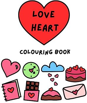 Love Heart Colouring Book