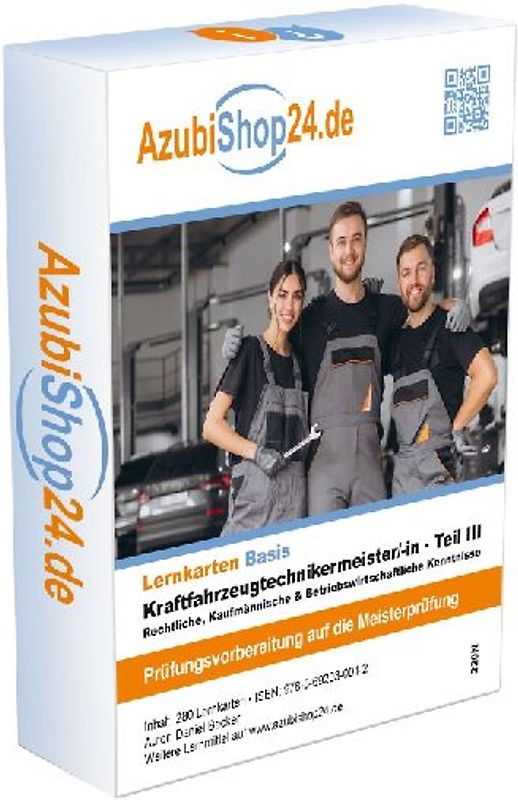 Lernkarten Kraftfahrzeugtechnikmeister Teil 3