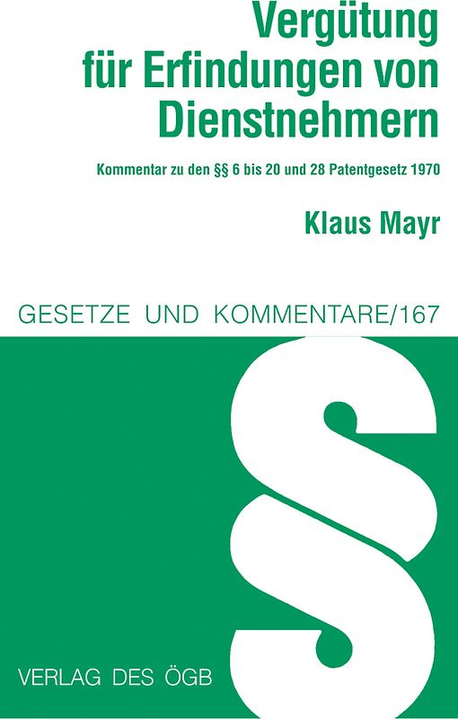 Vergütung für Erfindungen von Dienstnehmern