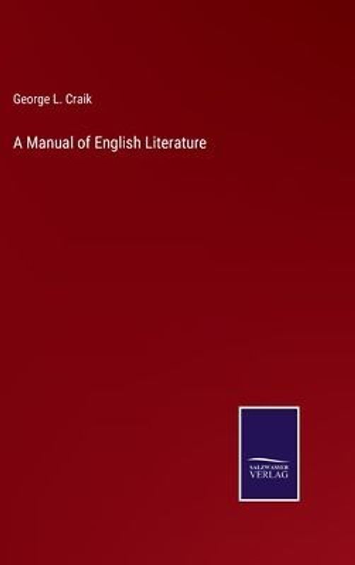 A Manual of English Literature
