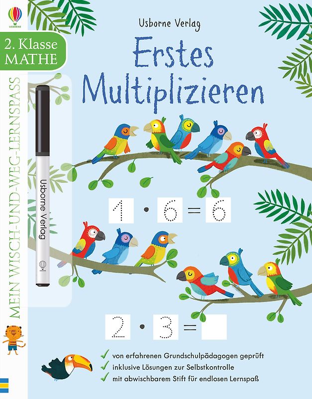 Mein Wisch-und-weg-Lernspaß: Erstes Multiplizieren (2. Klasse)