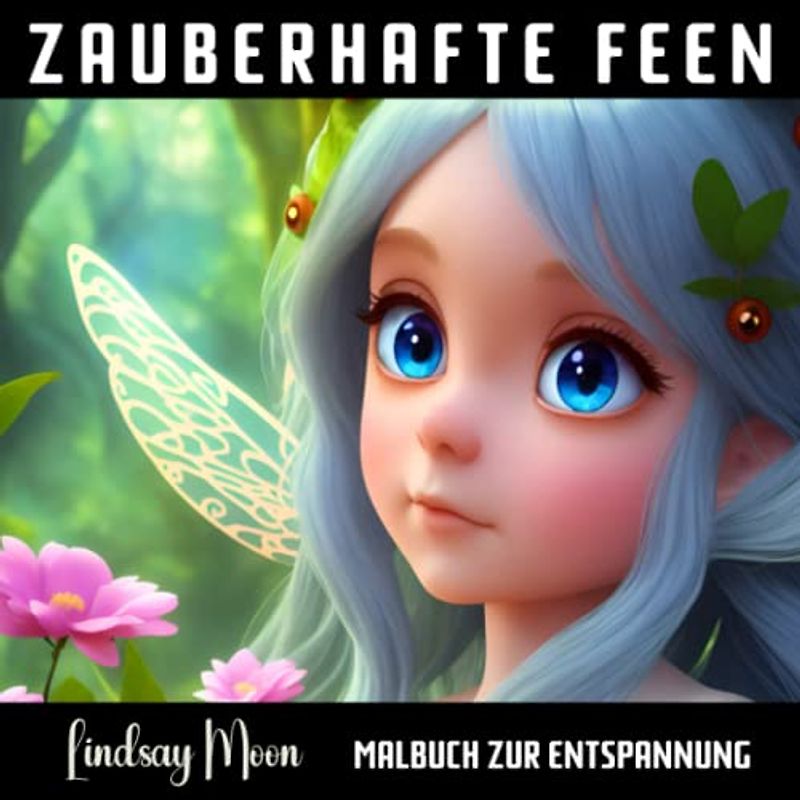Zauberhafte Feen: Malbuch zur Entspannung | 40 Faszinierenden Feen Motiven für Kinder und Erwachsene für mehr Malspaß, Kreativität und Fantasie