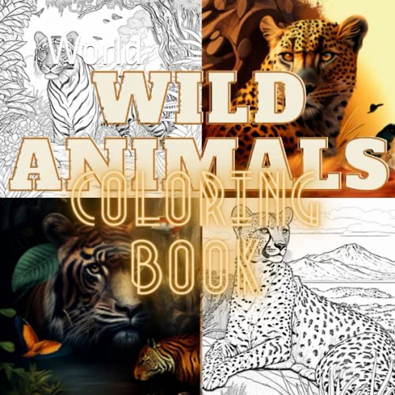 Color the Wild: A Book of Coloring Wild Animals: Explore Nature and Color the Most Impressive Wild Animals in the World