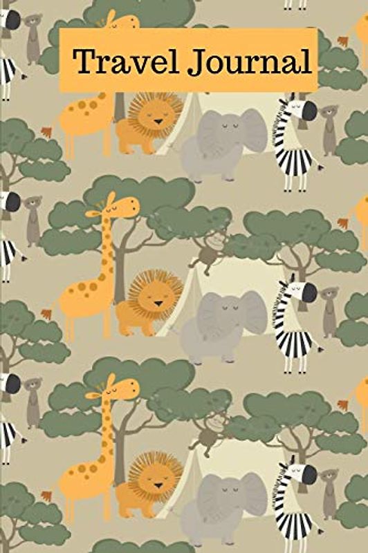 Travel Journal: Kids African Safari vacation journal with prompts for planning and daily reports. Build your own Africa holiday sightseeing keepsake book with drawing, writing, photos & souvenirs.