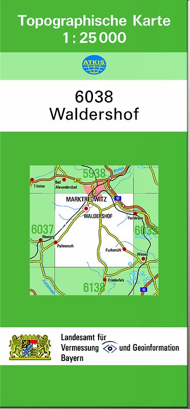 TK25 6038 Waldershof