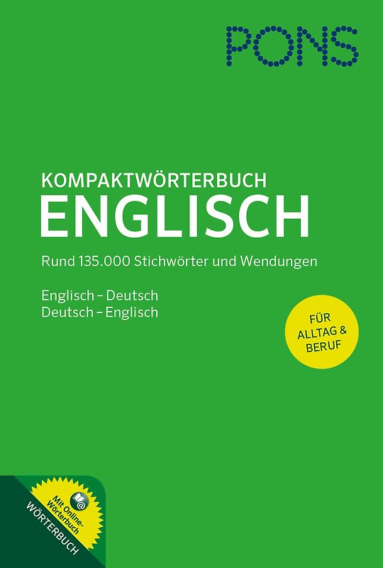 PONS Kompaktwörterbuch Englisch