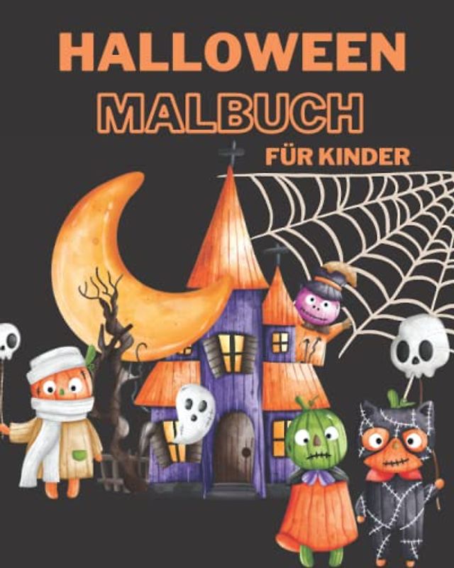 Halloween Malbuch für Kinder