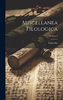 Miscellanea Filologica; Volume 1