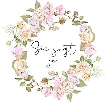 SIE SAGT JA - JGA GÄSTEBUCH: Junggesellinnenabschied Frauen Gästebuch, das prefekte Album zum Junggesellinnenabschied, JGA Buch, Fotoalbum Junggesellinnenabschied