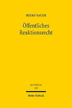 Öffentliches Reaktionsrecht