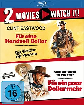 Für eine Handvoll Dollar/Für ein paar Dollar mehr [2 Discs] Blu-ray Disc