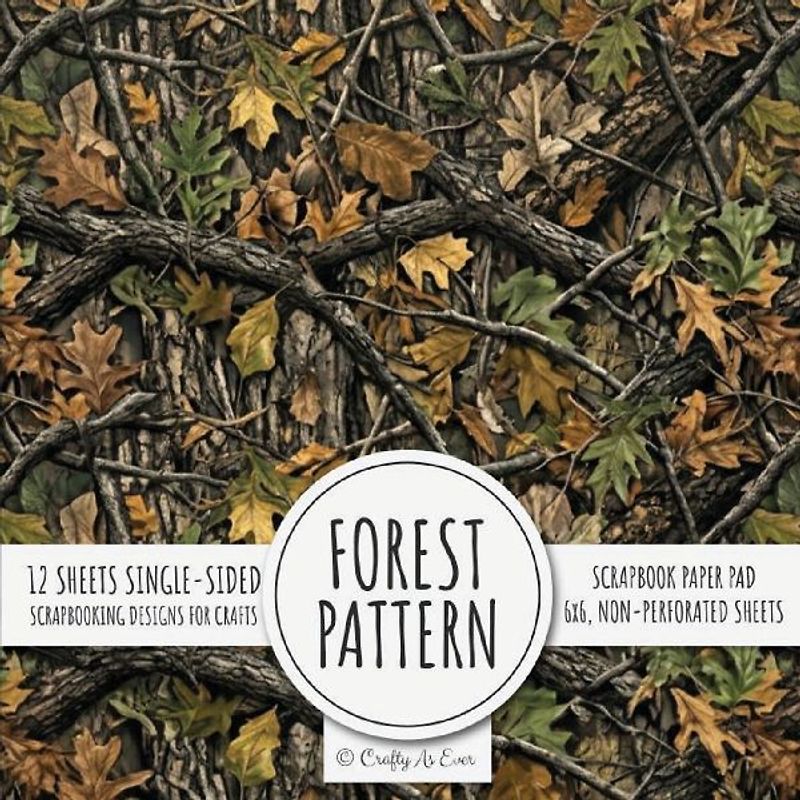 Forest Pattern Scrapbook Paper Pad