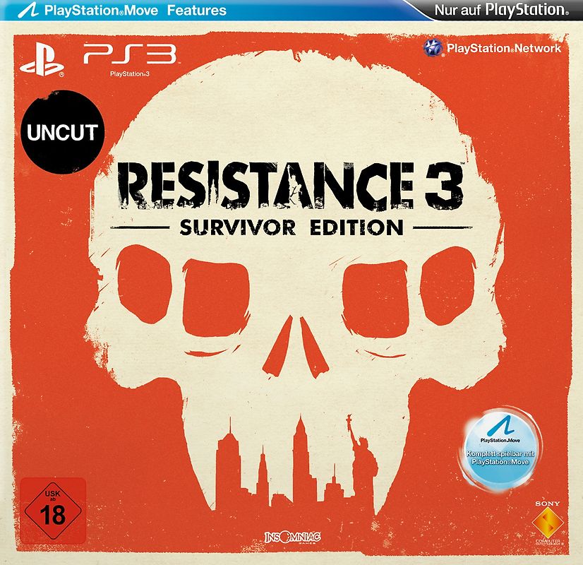 Resistance 3 [Survivor Edition, Steelbook inkl. Leinentasche, Flachmann, Tagebuch, Zielscheibe und Spielkarten] PlayStation 3