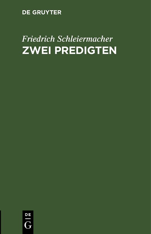 Zwei Predigten