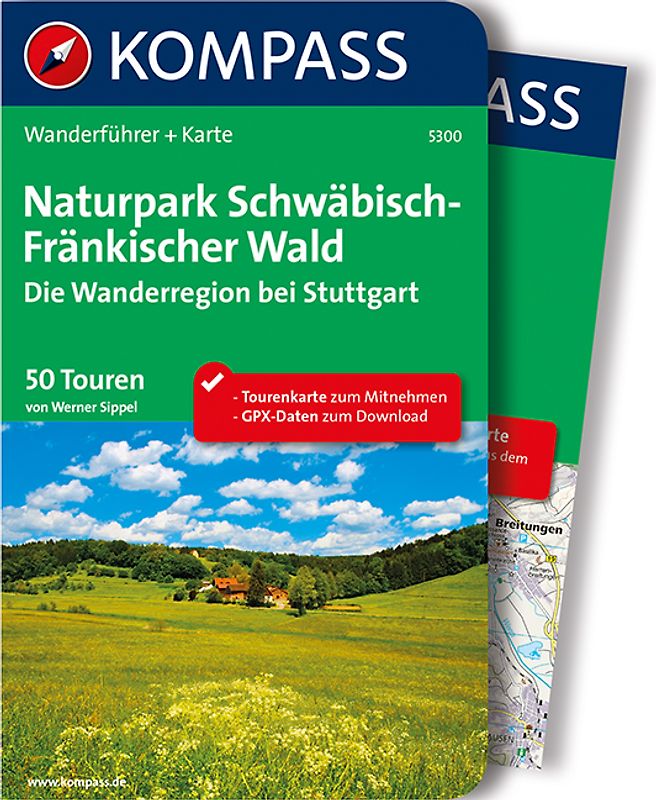 KOMPASS Wanderführer Naturpark Schwäbisch-Fränkischer Wald, Die Wanderregion bei Stuttgart