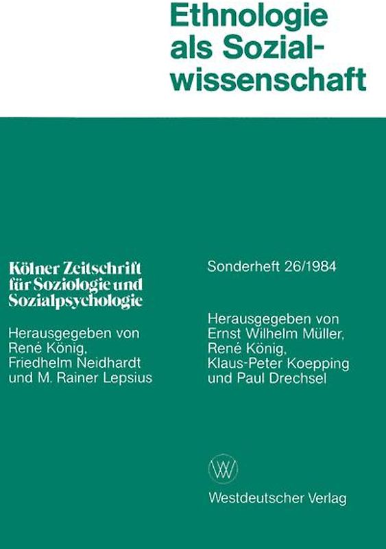 Ethnologie als Sozialwissenschaft