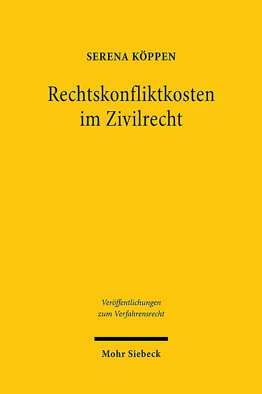 Rechtskonfliktkosten im Zivilrecht