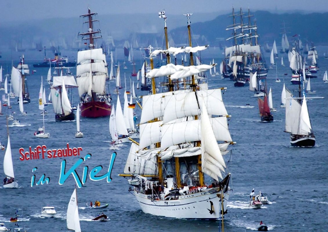 Schiffszauber in Kiel (Posterbuch DIN A3 quer)