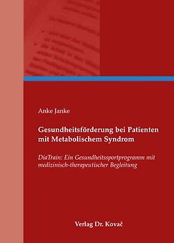 Gesundheitsförderung bei Patienten mit Metabolischem Syndrom