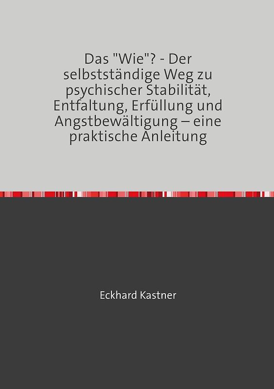Das "Wie"? - Der selbstständige Weg zu psychischer Stabilität, Entfaltung, Erfüllung und Angstbewältigung – eine praktische Anleitung