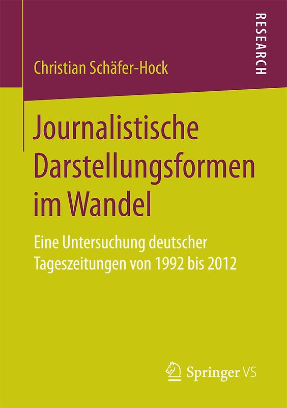 Journalistische Darstellungsformen im Wandel
