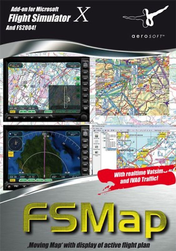FS Map [Flight Simulator 2004/X AddOn, Internationale Version] PC Spiele