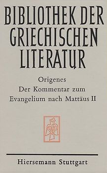 Der Kommentar zum Evangelium nach Mattäus
