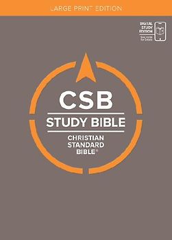 CSB Study Bible, Large Print, Digital Study Edition, Hardcover