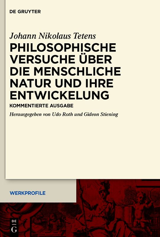 Philosophische Versuche über die menschliche Natur und ihre Entwickelung