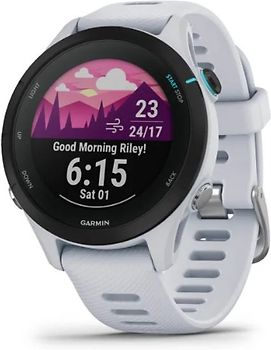 Garmin Forerunner255S Music 41 mm blanc/noir et bracelet en silicone blanc [Wi-Fi]