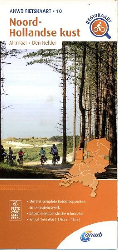 Noord-Hollandse kust (Alkmaar/ Den Helder) 1 : 66 666 (1,5cm = 1km)