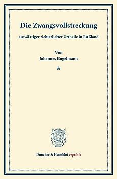 Die Zwangsvollstreckung