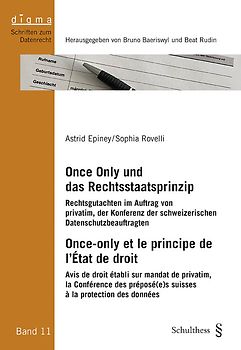 Once Only und das Rechtsstaatsprinzip / Once-only et le principe de l'État de droit
