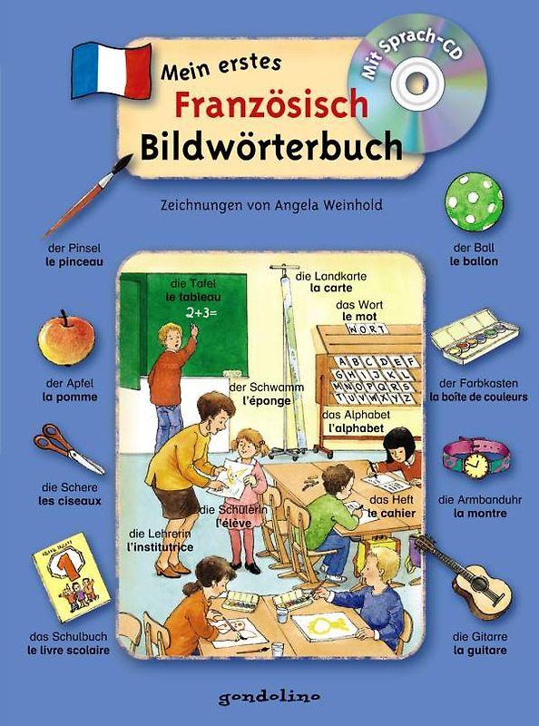 Mein erstes Französisch Bildwörterbuch + CD