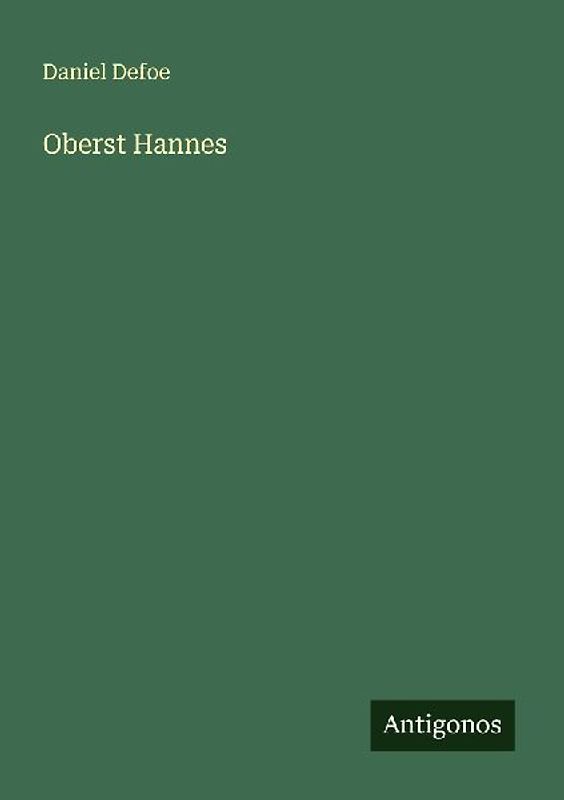 Oberst Hannes