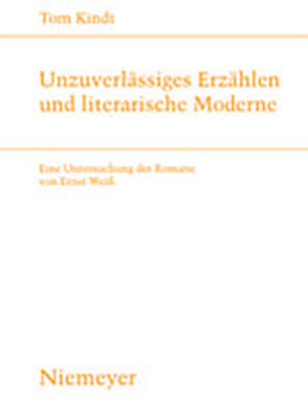 Unzuverlässiges Erzählen und literarische Moderne